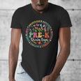 Pre-K Dream Team Back To School Teacher Flower Men's V-Neck T-Shirt, funny design