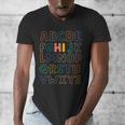 Pre K Kindergarten Hi Alphabet Back To School Teachers Men Women Girls Kids Men's V-Neck T-Shirt, funny design