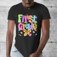 Preppy First Grade Back To School 1st Grade Teacher Girl Kid Men's V-Neck T-Shirt, First Grade Teacher Gifts, funny design