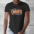 Preppy One Thankful Teacher Coquette Thanksgiving Teacher Men's V-Neck T-Shirt, funny design Preppy One Thankful Teacher Coquette Thanksgiving Teacher Men's V-Neck T-Shirt, funny design