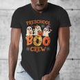 Preschool Boo Crew Halloween Costume For Teacher Kids Men's V-Neck T-Shirt, funny design