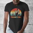 Preschool Panda Back To School Teacher Student Men's V-Neck T-Shirt, funny design