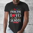 This Principal Loves Her School Teacher Appreciation Men's V-Neck T-Shirt, funny design This Principal Loves Her School Teacher Appreciation Men's V-Neck T-Shirt, funny design