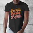 Pudiste Puedes Podras Maestra Spanish Teacher Men's V-Neck T-Shirt, funny design Pudiste Puedes Podras Maestra Spanish Teacher Men's V-Neck T-Shirt, funny design