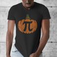 Pumpkin Pi Math Teacher Halloween Thanksgiving Day Costume Men Women Kids Men's V-Neck T-Shirt, funny design