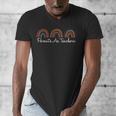 Rainbow Parents As Teachers Early Childhood Educator PAT Men's V-Neck T-Shirt, funny design Rainbow Parents As Teachers Early Childhood Educator PAT Men's V-Neck T-Shirt, funny design