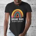 Rainbow Pencil Dream Exceptional Education Team SPED Teacher Men's V-Neck T-Shirt, funny design Rainbow Pencil Dream Exceptional Education Team SPED Teacher Men's V-Neck T-Shirt, funny design
