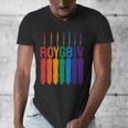 Rainbow Roygbiv Kids Artist Costume Art Teacher Men's V-Neck T-Shirt, funny design Rainbow Roygbiv Kids Artist Costume Art Teacher Men's V-Neck T-Shirt, funny design