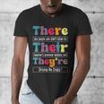There Their They'Re English Teacher Grammar Memes Men's V-Neck T-Shirt, English Teacher Gifts, funny design