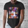 Read More Books Ghost Reading Book Teacher Halloween Men's V-Neck T-Shirt, funny design Read More Books Ghost Reading Book Teacher Halloween Men's V-Neck T-Shirt, funny design