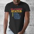 Relationship Status Single Married Hot Teacher Men's V-Neck T-Shirt, funny design Relationship Status Single Married Hot Teacher Men's V-Neck T-Shirt, funny design