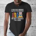 I Rescue Books Trapped In The Bookstore Book Teacher For Men Women Men's V-Neck T-Shirt, funny design I Rescue Books Trapped In The Bookstore Book Teacher For Men Women Men's V-Neck T-Shirt, funny design