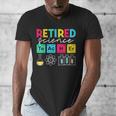 Retired Science Teacher Periodic Table Teacher Life Men's V-Neck T-Shirt, Science Teacher Gifts, funny design Retired Science Teacher Periodic Table Teacher Life Men's V-Neck T-Shirt, Science Teacher Gifts, funny design