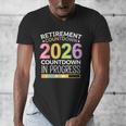Retirement Class Of 2026 Teacher Countdown Loading Teacher Men's V-Neck T-Shirt, funny design