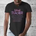 Retiring Teacher Tshirt For Retired Teachers For Men Women Men's V-Neck T-Shirt, funny design