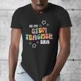 Retro Boho Math Science Professor In My STEM Teacher Era Men's V-Neck T-Shirt, Science Teacher Gifts, funny design