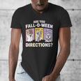 Retro Are You Fall O Ween Directions Teacher Halloween Ghost Men's V-Neck T-Shirt, funny design