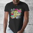 Retro First Grade Teacher Disco Ball Coquette Back To School Men's V-Neck T-Shirt, First Grade Teacher Gifts, funny design Retro First Grade Teacher Disco Ball Coquette Back To School Men's V-Neck T-Shirt, First Grade Teacher Gifts, funny design
