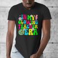 Retro Groovy In My Glowing Teacher Era Happy Teacher's Day Men's V-Neck T-Shirt, Groovy Teacher Gifts, funny design Retro Groovy In My Glowing Teacher Era Happy Teacher's Day Men's V-Neck T-Shirt, Groovy Teacher Gifts, funny design