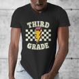 Retro Third Grade Teacher Lightning Bolt Pencil Teacher Kids Men's V-Neck T-Shirt, funny design Retro Third Grade Teacher Lightning Bolt Pencil Teacher Kids Men's V-Neck T-Shirt, funny design