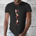Santa Yoga Poses For Yogi Teacher Christmas Yoga Poses Men's V-Neck T-Shirt, funny design Santa Yoga Poses For Yogi Teacher Christmas Yoga Poses Men's V-Neck T-Shirt, funny design