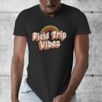 School Bus Trip Vibes Students Teachers Students Field Trip For Men Women Kids Men's V-Neck T-Shirt, funny design