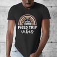 School Bus Trip Vibes Students Teachers Students Field Trip Men's V-Neck T-Shirt, funny design School Bus Trip Vibes Students Teachers Students Field Trip Men's V-Neck T-Shirt, funny design