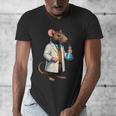 Science Rat Lab Science Scientist Mouse Teacher Chemistry Men's V-Neck T-Shirt, Science Teacher Gifts, funny design