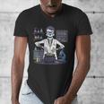 Science Teacher Halloween Skeleton Scientist Chemistry Men's V-Neck T-Shirt, Science Teacher Gifts, funny design
