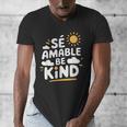 SÉ AMABLE Be Kind Bilingual Teacher Maestra Spanish Teacher Men's V-Neck T-Shirt, funny design SÉ AMABLE Be Kind Bilingual Teacher Maestra Spanish Teacher Men's V-Neck T-Shirt, funny design