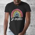 Sé Amable Spanish Bilingual Teacher Be Kind Boho Rainbow Men's V-Neck T-Shirt, funny design Sé Amable Spanish Bilingual Teacher Be Kind Boho Rainbow Men's V-Neck T-Shirt, funny design