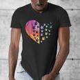 Sign Language Heart ASL For Deaf Teacher Men's V-Neck T-Shirt, funny design Sign Language Heart ASL For Deaf Teacher Men's V-Neck T-Shirt, funny design