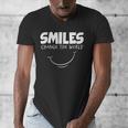 Smile Smiles Change The World Teacher T-Shirt Happy T-Shirt Men's V-Neck T-Shirt, funny design Smile Smiles Change The World Teacher T-Shirt Happy T-Shirt Men's V-Neck T-Shirt, funny design