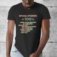 Social Studies Is Relevant History Teacher History Buff Men's V-Neck T-Shirt, History Teacher Gifts, funny design