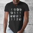 Space Science Student Teacher Leonard Moon Phases Men Women Kids Men's V-Neck T-Shirt, Science Teacher Gifts, funny design