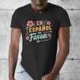Spanish Teacher Maestra Dimelo En Espanol Por Favor Men's V-Neck T-Shirt, funny design