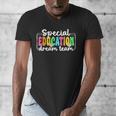 Special Education Dream Team Back To School SPED Teacher Men's V-Neck T-Shirt, funny design Special Education Dream Team Back To School SPED Teacher Men's V-Neck T-Shirt, funny design