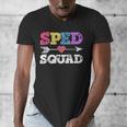 Special Education Squad Shirt SPED Squad Teacher's Day For Men Women Men's V-Neck T-Shirt, funny design Special Education Squad Shirt SPED Squad Teacher's Day For Men Women Men's V-Neck T-Shirt, funny design