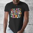 Special Education Teacher Era Inspirational SPED ABA Autism Men's V-Neck T-Shirt, funny design