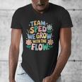 Special Education Teacher Team SPED Grow With The Flow Men's V-Neck T-Shirt, funny design Special Education Teacher Team SPED Grow With The Flow Men's V-Neck T-Shirt, funny design