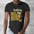 Spelling Bee Kind Positive Kindness Women Teacher Men's V-Neck T-Shirt, funny design
