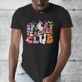 Spooky Teacher Club Halloween Men's V-Neck T-Shirt, funny design Spooky Teacher Club Halloween Men's V-Neck T-Shirt, funny design