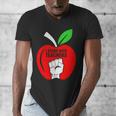 I Stand With Teachers Tshirt Men's V-Neck T-Shirt, funny design