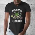 Star Wars Yoda Best Teacher Icons Men's V-Neck T-Shirt, funny design