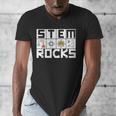 STEM Rocks Science Technology Engineering Math STEM Teacher Men's V-Neck T-Shirt, Science Teacher Gifts, funny design