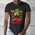 My Students Stole My Heart Teacher Holiday Merry Christmas Men's V-Neck T-Shirt, funny design My Students Stole My Heart Teacher Holiday Merry Christmas Men's V-Neck T-Shirt, funny design