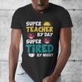Super Hero Teacher Superheroes Men's V-Neck T-Shirt, Super Teacher Gifts, funny design Super Hero Teacher Superheroes Men's V-Neck T-Shirt, Super Teacher Gifts, funny design