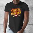 Super Teacher Superhero Back To School Teacher's Men's V-Neck T-Shirt, Super Teacher Gifts, funny design