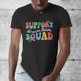 Support Dream Services Team Groovy Teacher Support Squad Men's V-Neck T-Shirt, Groovy Teacher Gifts, funny design Support Dream Services Team Groovy Teacher Support Squad Men's V-Neck T-Shirt, Groovy Teacher Gifts, funny design