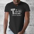 T Is For Teacher And Tacos For Teacher & Tacos Lovers Men Women Girls Kids Men's V-Neck T-Shirt, funny design